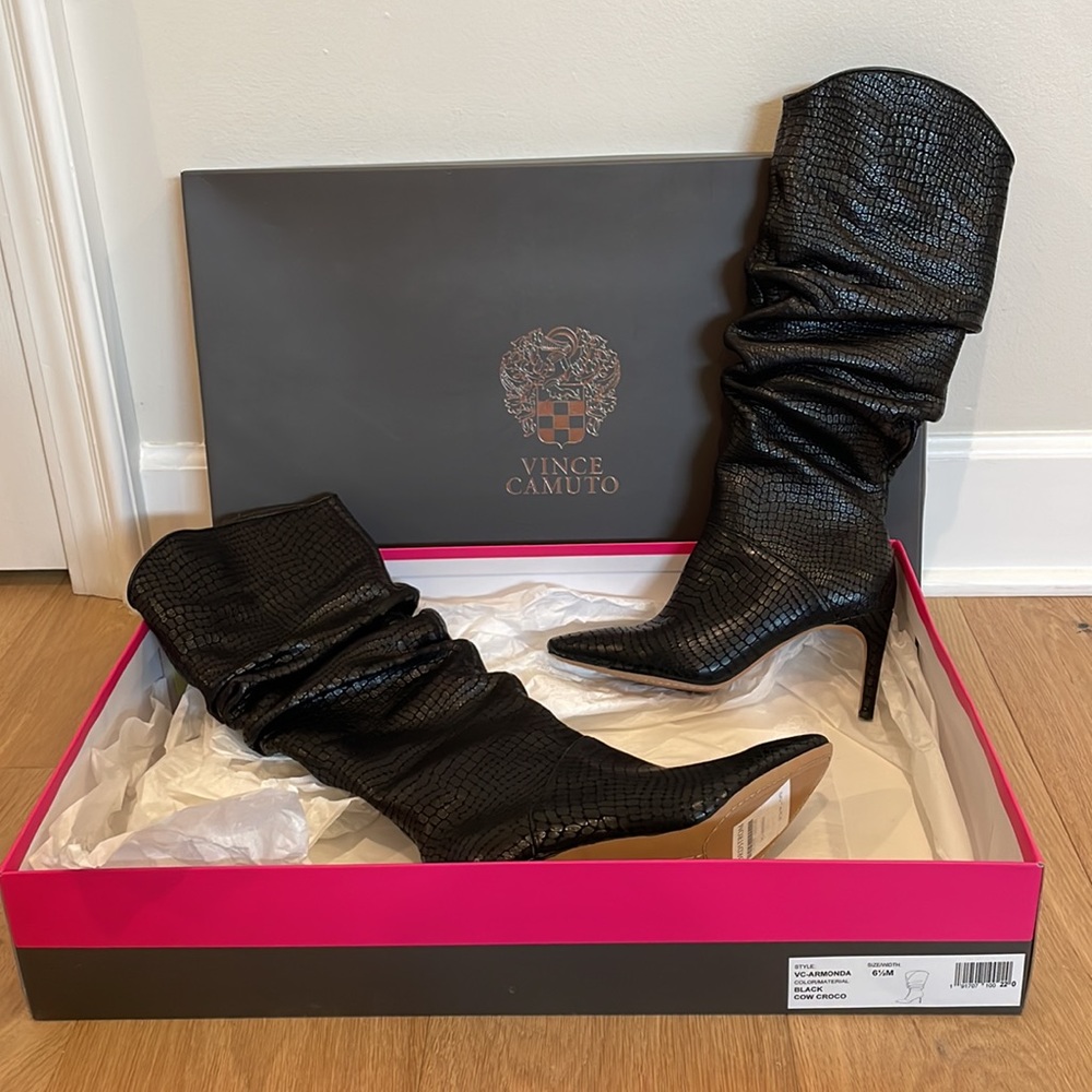 Vince Camuto Black Heeled Boot
